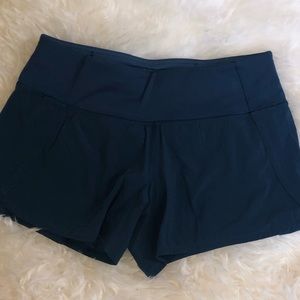 Lululemon Athletic Shorts - Navy Blue Size 6